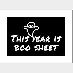 This Year Is Boo Sheet Posters and Art